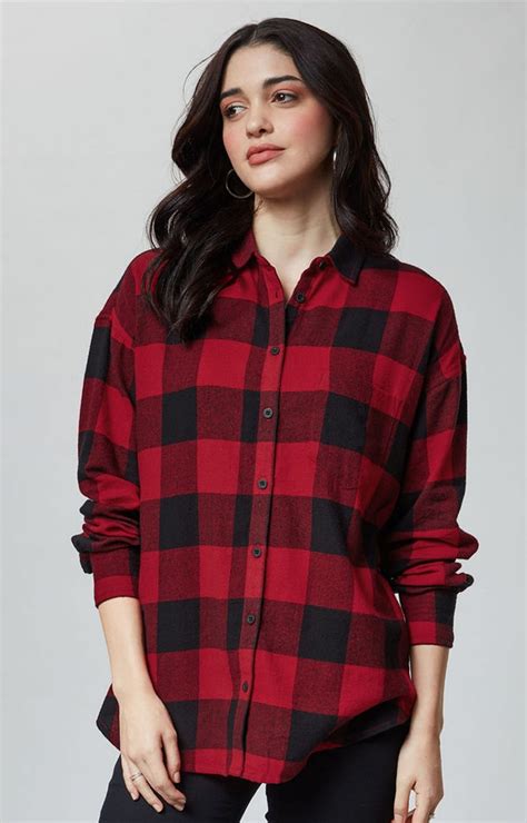 Upgrade Your Street Style with Women's Trendy Oversized Shirts | GoFynd