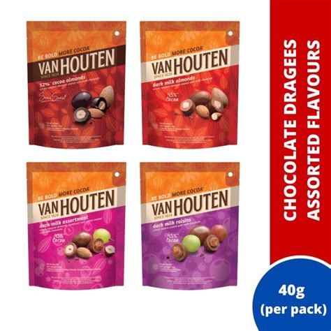 Van Houten Dark Milk Chocolate Dragees Assorted Flavors G Lazada