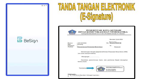 Cara Melakukan Tanda Tangan Elektronik Dengan Aplikasi Besign Bsre