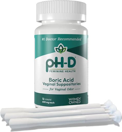 Ph D Boric Acid Vaginal Suppositories 47 Off