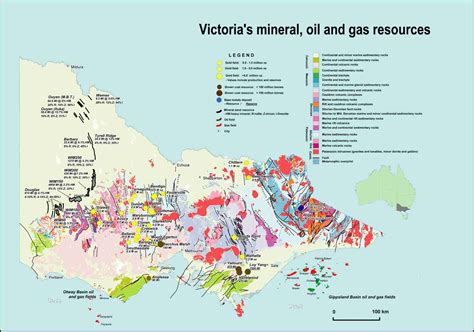 Romsey Australia: Fault line Map of Victoria