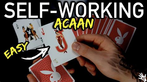 The Best Self Working Card Trick No Sleight Of Hand Acaan Youtube