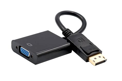 JAC Gold Plated DisplayPort DP Male To VGA Female Cable Adapter For PC