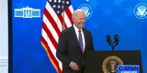 Joe Biden Forgets His Mask Again At White House Sparking Laughter