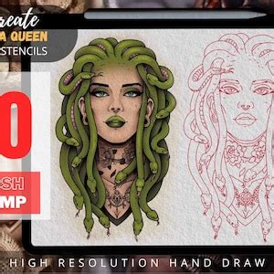 Medusa Tattoo, Tattoo Design, Snake Tattoo, Woman Tattoo, Procreate ...