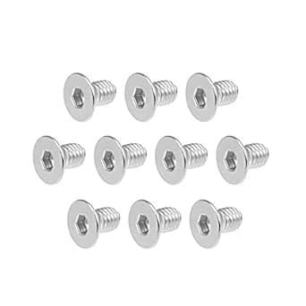 Uxcell M X Mm Flat Head Machine Screws Inner Hex Screw Stainless