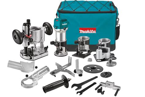 Makita Product Details RT0702CX3 6 35mm ¼ Router Trimmer Kit