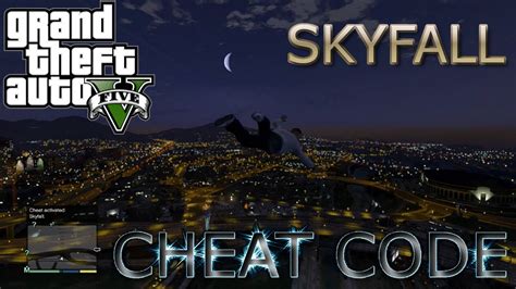 Gta Skyfall And How To Survive Cheat Code Gta V Gameplay