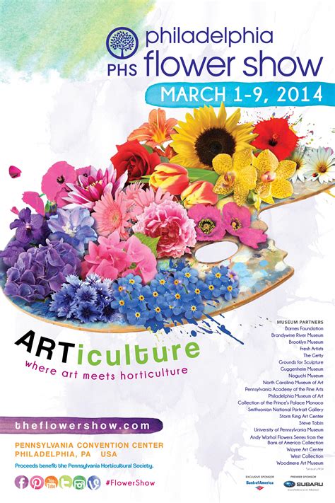 2014 Phs Philadelphia Flower Show Poster Behance