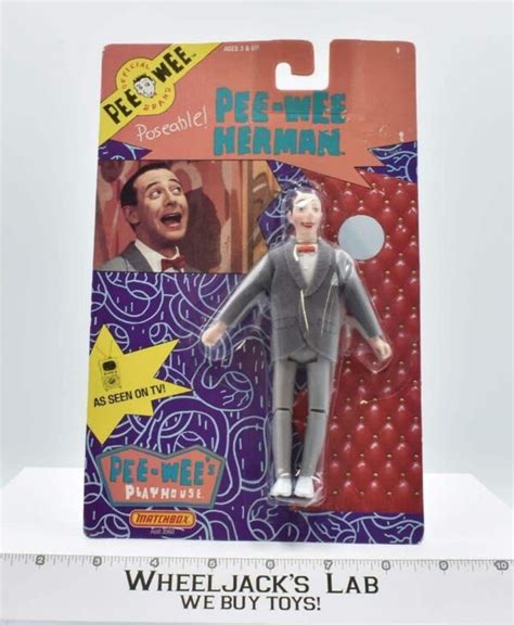 Pee Wee Herman Poseable NEW MOSC Matchbox 1988 Wheeljack S Lab