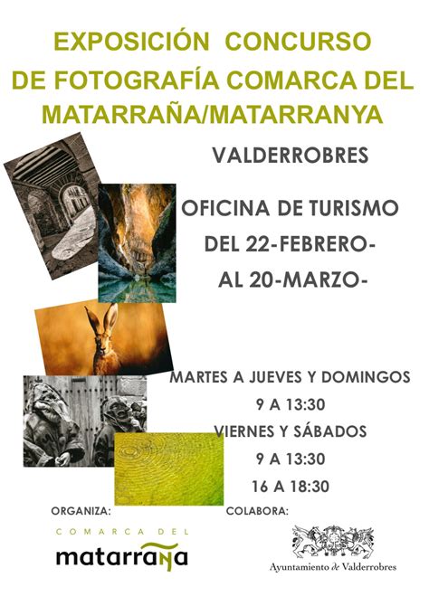 Exposición Concurso de fotografía Comarca del Matarraña Valderrobres