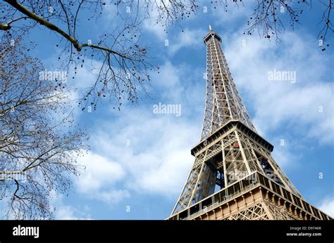 France, Paris, View of Eiffel Tower Stock Photo - Alamy