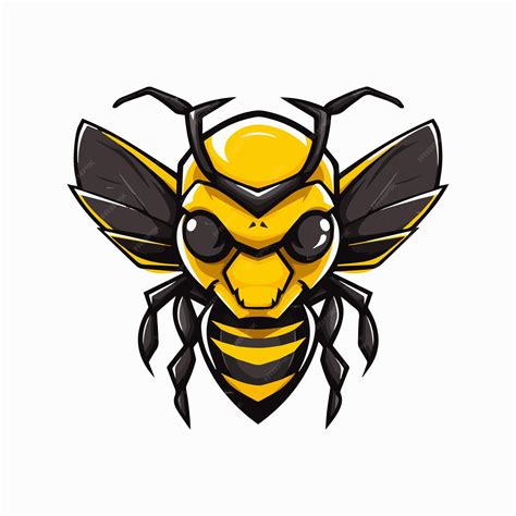 Premium Vector Bee Mascot Vector Illustration Isolated On Background