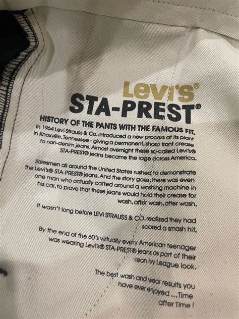 Levis Premium Sta Prest Men S Fashion Activewear On Carousell