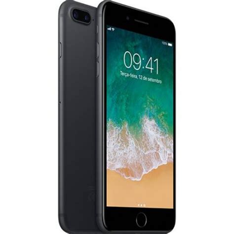 Iphone Plus Gb Preto Matte Tela Retina Hd D Touch C Mera