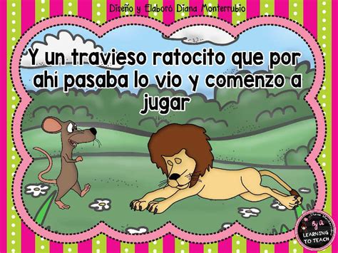 El Leon Y El Raton Fabula 3 Imagenes Educativas