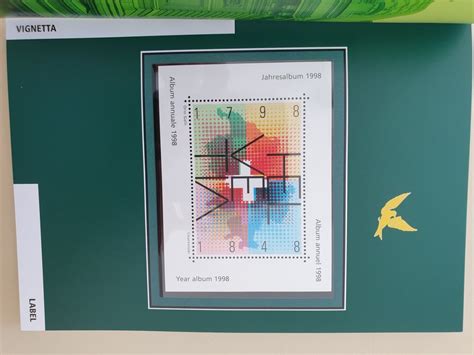 Jahresbuch Ch Briefmarken Postfrisch Und Vollst Ndig Kaufen Auf