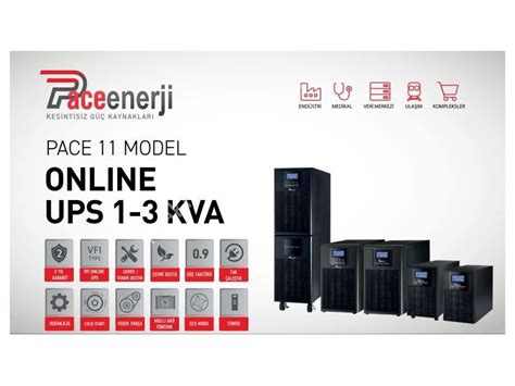 10 Kva 10000 W Online Ups Güç Kaynağı Pace Enerji 10 Kva