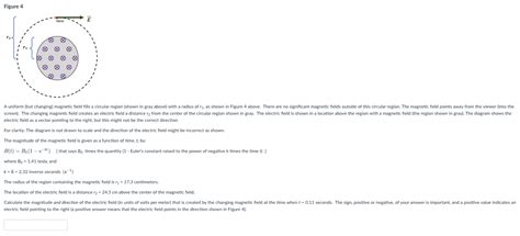 Solved Figure 4 electric field as a vector pointing to the | Chegg.com