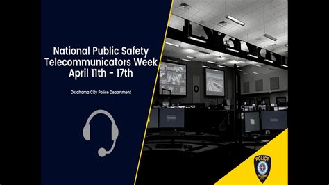 Okcpd National Public Safety Telecommunicators Week Appreciation