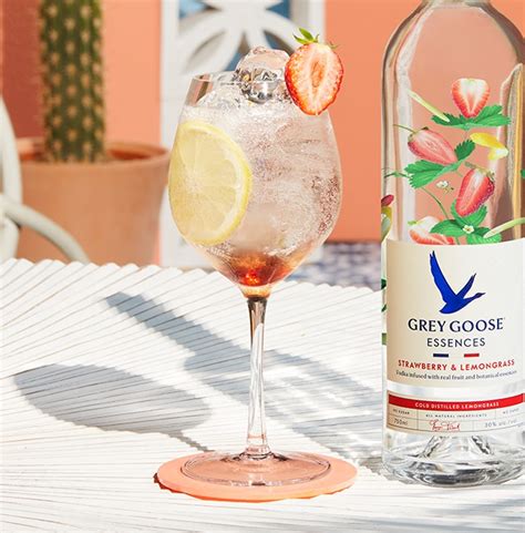 Strawberry Fields Drink Lemongrass Cocktail Recipe Grey Goose