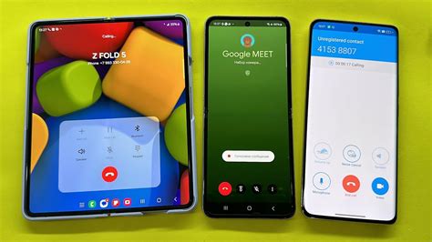 Incoming Call Three SamsungZ Fold3 Vs Z Flip Realmi 12pro Google