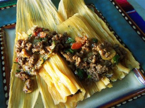 Tamales De Picadillo Ground Beef Tamales Tamales Comida Mexicana