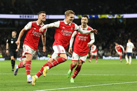 Spurs Vs Arsenal Highlights Martin Odegaard Hogs Limelight Arsenal Secures 2 0 Victory Over