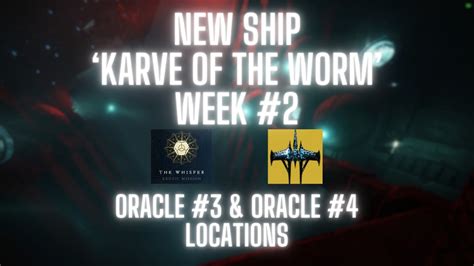 The Whisper Mission Week Oracle And Locations For Karve Of The