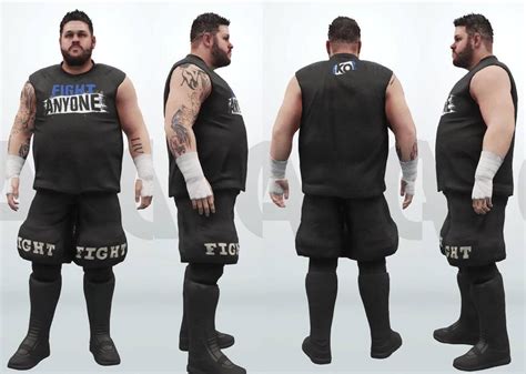 Updated Kevin Owens with new tattoos. : WWEGames