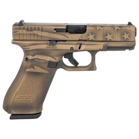 Glock G45 9mm Pistol 402 17rd Burnt Bronze Flag Palmetto State Armory