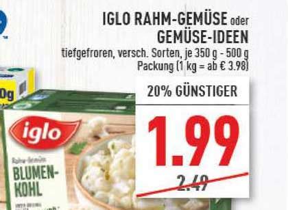 Iglo Rahm Gem Se Oder Gem Se Ideen Angebot Bei Marktkauf Prospekte De