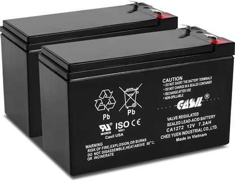 Amazon Casil 12V 7 2AH UPS Battery Replacement For APC Back UPS XS