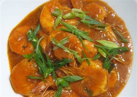 Resep Udang Saus Padang Olahan Seafood Oleh Shyswy Cookpad