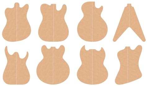 Guitar Body Templates | Electric Herald