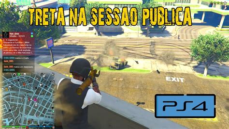 GTA 5 ONLINE TRETA NA SESSÃO PÚBLICA PS4 GAMEPLAY YouTube