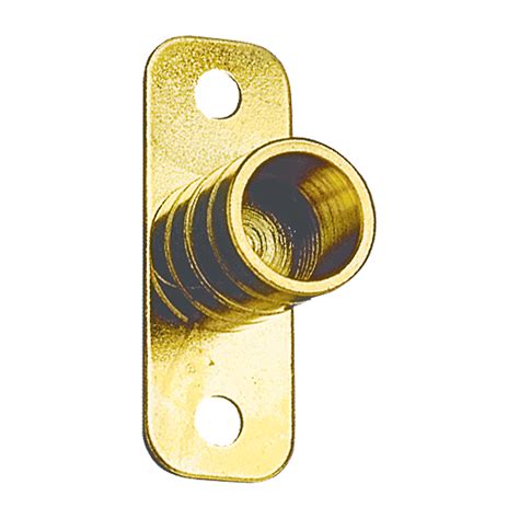 Inside Mount 3 8 Inch Id Bracket Brass Plated Rowley