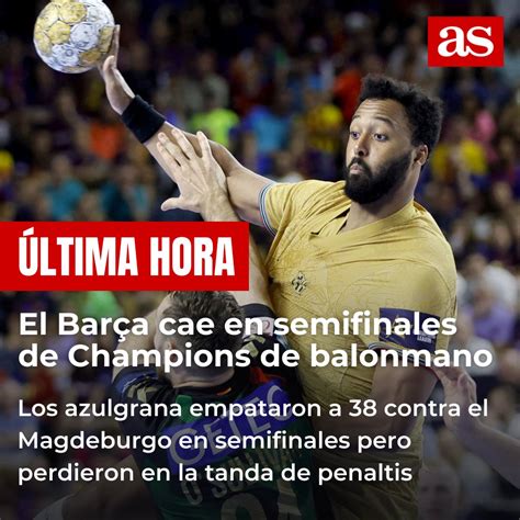 Diario As On Twitter Ltimahora El Bar A De Balonmano Se