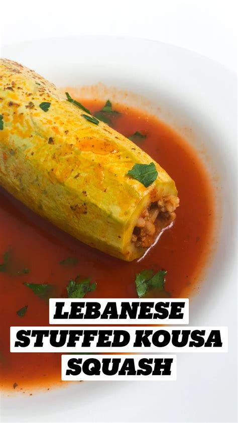 Lebanese Stuffed Kousa Squash An Immersive Guide By The Lemon Bowl