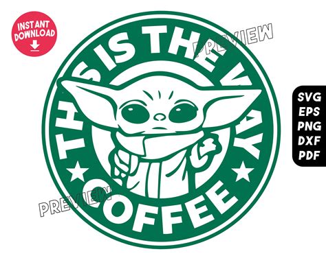 Baby Yoda Svg Grogu Svg Starbucks Coffee Cup Cricut Cut Etsy Finland