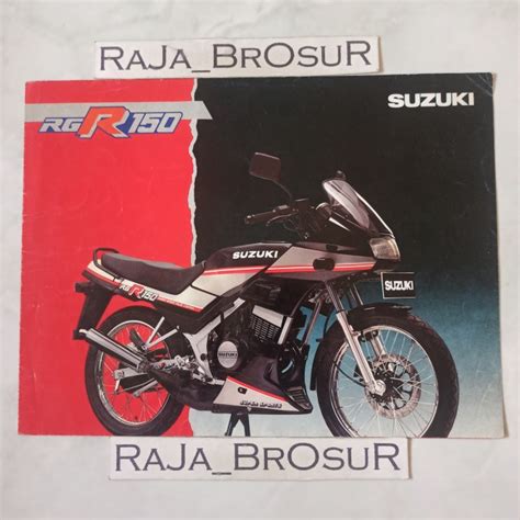 Jual Poster Brosur Katalog Leaflet Suzuki RGR150 RGR Sprinter 2Tak 1990