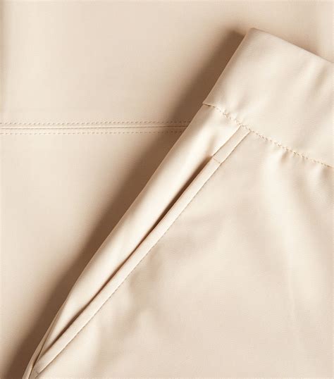 Max Mara Leisure Faux Leather Diomede Cropped Trousers Harrods Us