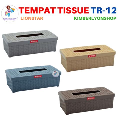 Jual Tempat Tissue Rato S Kotak Tisu Plastik TR 12 Lion Star Shopee