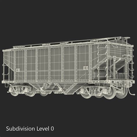 train es40dc csx blue 3d model