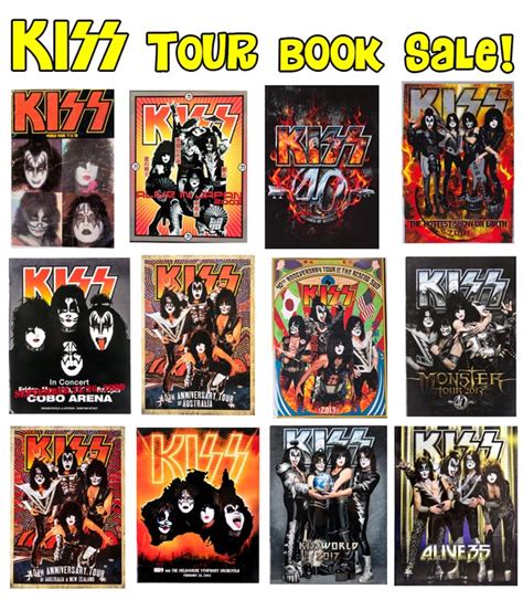 KISS Tour Books At KISSmuseum Kiss Asylum