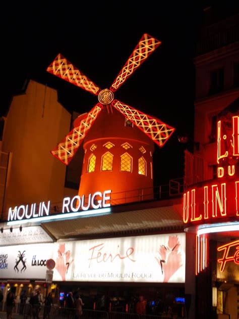 Moulin Rouge Molino Rojo París Espectáculo Cabaret Moulin Rouge