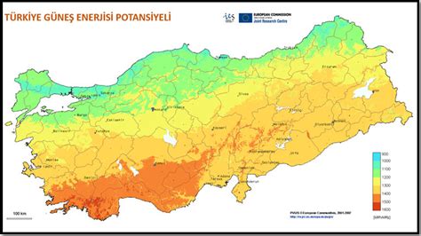 Solar Enerji Potansiyeli Haritası CBS AKADEMİ