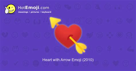 💘 Heart with Arrow Emoji Meaning with Pictures: from A to Z