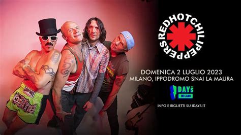 Red Hot Chili Peppers Tour Concerto I Days Milano E Nuovo Album Ticketmaster