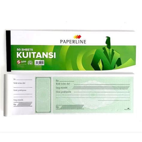 Jual Buku Kwitansi Besar Paperline Ppl Kt B Lembar Shopee